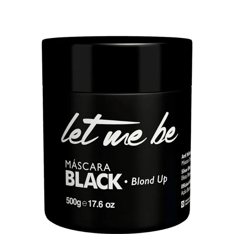 Prosalon Let Me Be - Máscara Matizadora Black Platinado Acizentado 500g