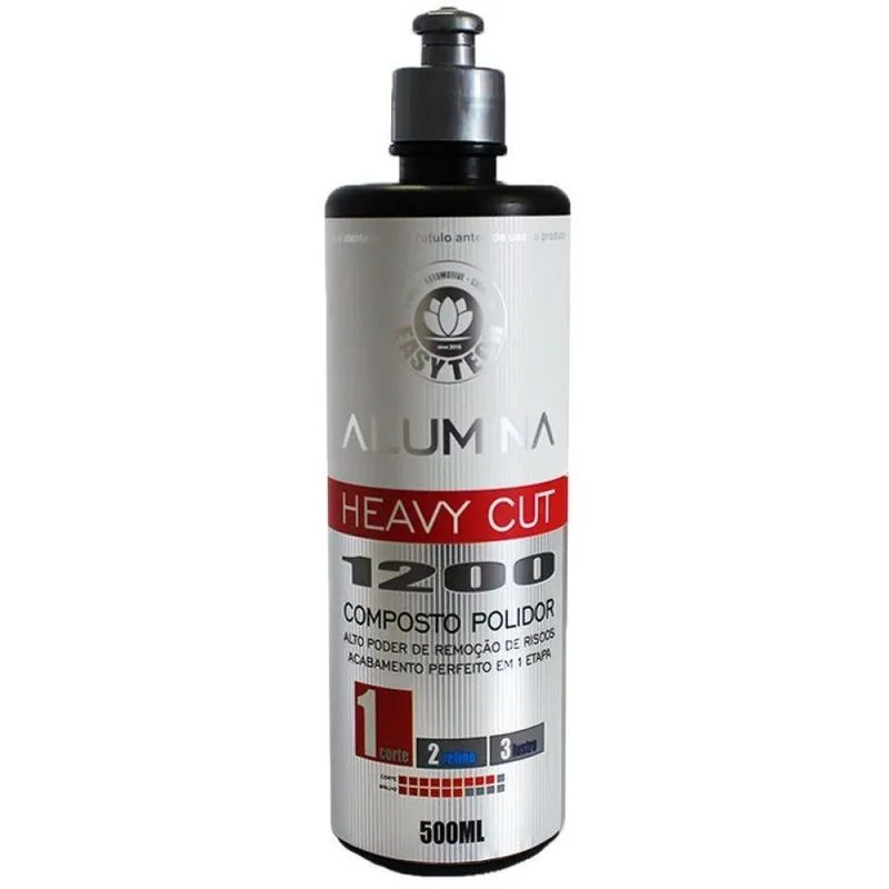 Composto Polidor Alumina Heavy Cut 1200 Corte Pesado 500ml Easytech
