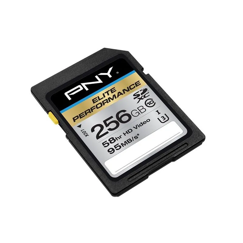 Cartão de memória - SDXC - 256GB - PNY Elite Performance - P-SDX256U395-GE