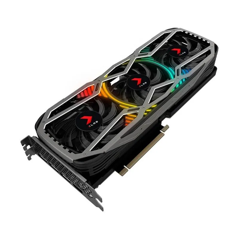 Placa de vídeo - NVIDIA GeForce RTX 3080 Ti (12GB / PCI-E) - PNY XLR8 Gaming REVEL EPIC-X RGB - VCG3080T12TFXPPB1