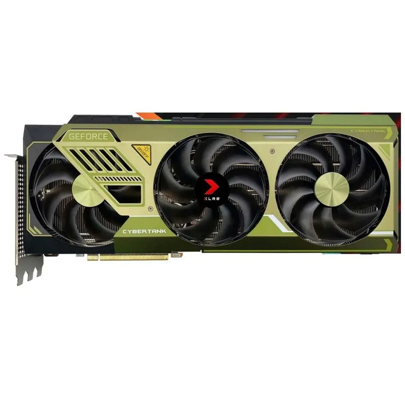 Placa de vídeo - NVIDIA GeForce RTX 4080 (16GB / PCI-E) - PNY XLR8 Gaming Uprising RGB Triple Fan VCG408016TFXMPB