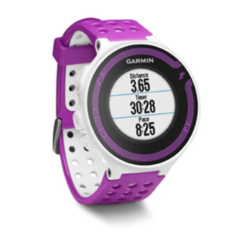 Relógio - Garmin Forerunner 220 - Branco/Lilas - 010-01147-41