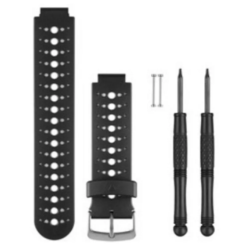 Pulseira p/ Garmin Forerunner 230 / 235 / 630 - 010-11251-82 (Preta/Branca) (Original Garmin)