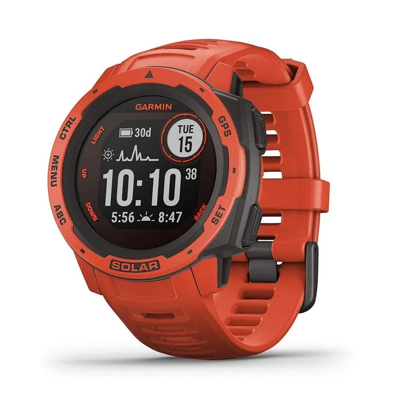 Smartwatch Garmin Instinct Solar Flame Red 010-02293-21