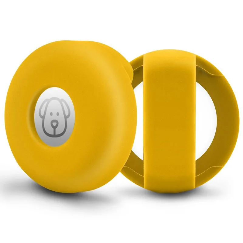 Suporte Airtag Para Coleira De Cachorro Caisateq Silicone Apple Protec