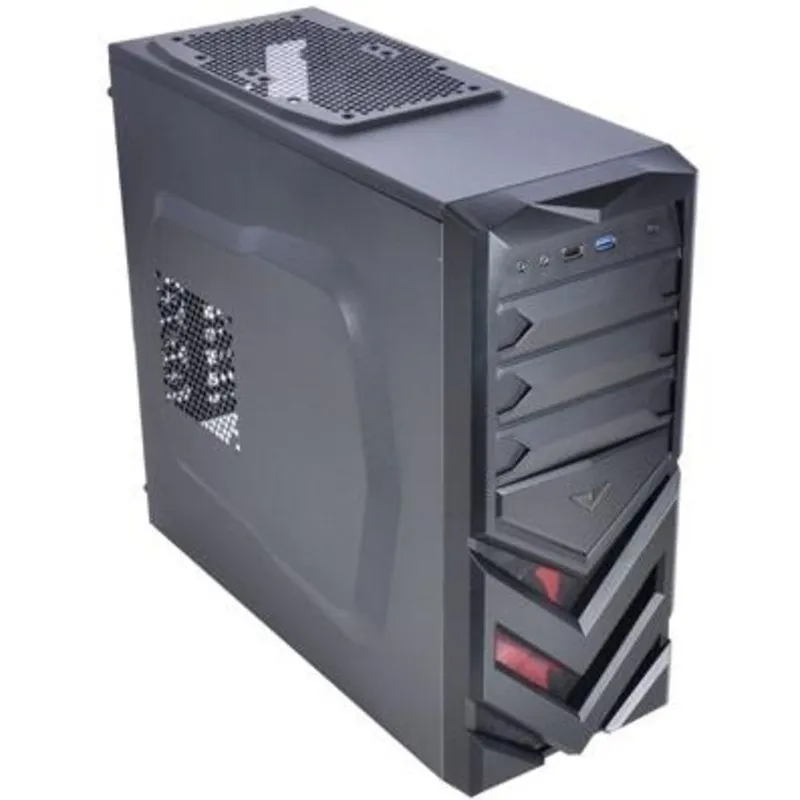 Gabinete ATX - Antec V1 Red - Preto - 0-761345-10083-0