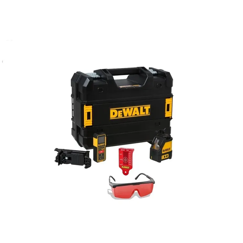 COMBO DE NIVEL LASER + TRENA LASER 20M +TSTAK DEWALT DW0886K