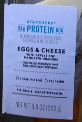 Starbucks protein box