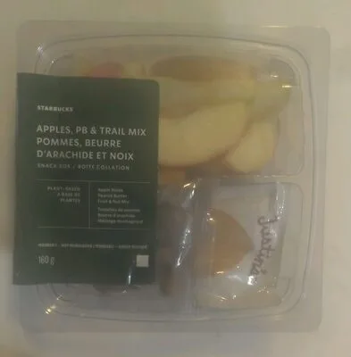 Apples, PB & Trail Mix Snack Box
