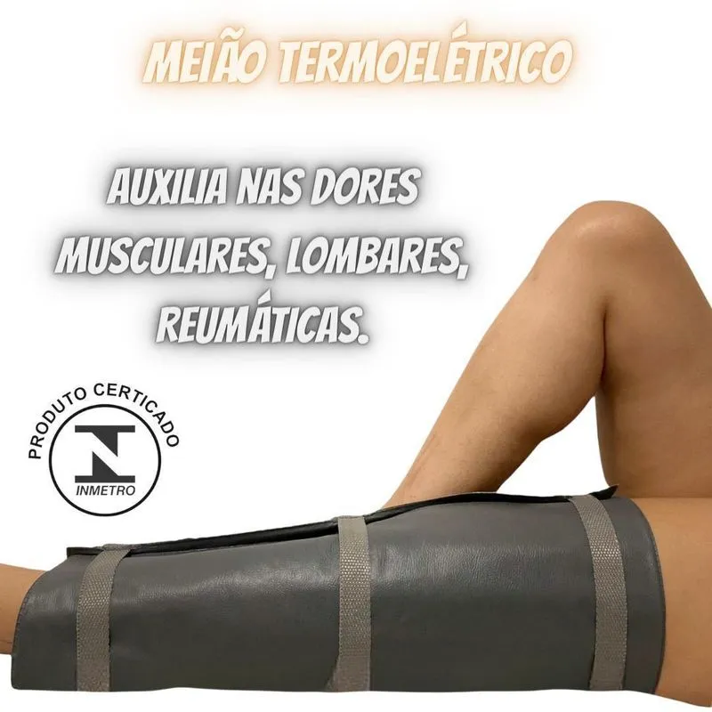 Meião Termo-elétrico Para Tratamento Muscular E Bem Estar