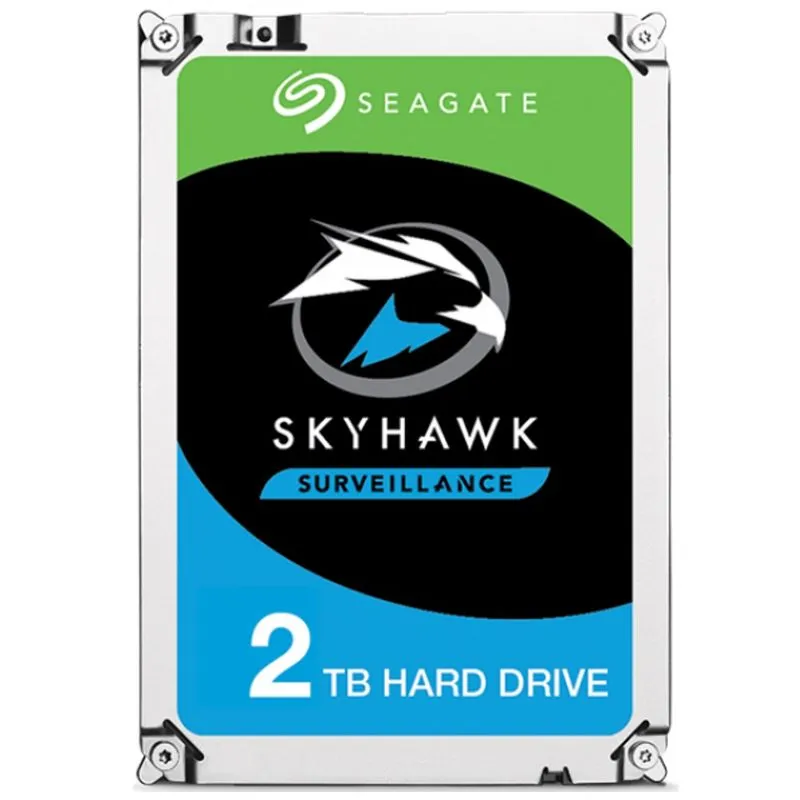 HD 2TB SATA3 Seagate SkyHawk - ST2000VX008 (3,5pol, 6Gb/s, 5.900 RPM, 64MB Cache)