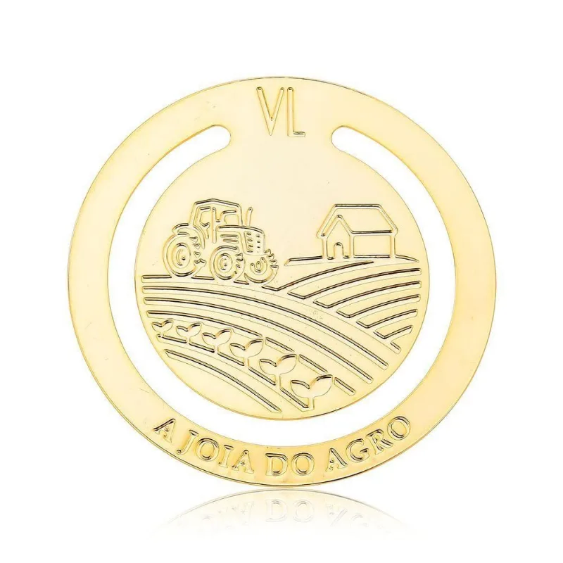 Marcador de Páginas VL Accessoires VLVL588 com Revestimento em Ouro 4CM Dourado