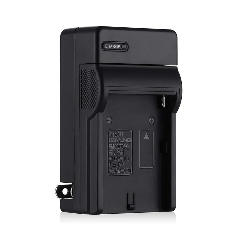 Carregador de Baterias para Sony NP-F550, F750, F960, FM50/70/90 e QM91D (Bivolt)