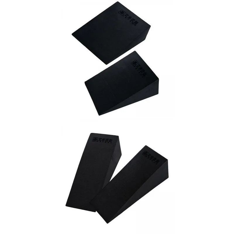 2x Yoga Blocks Pulso Cunha Apoio Para Os Pés Almofada Equilíbrio Para Ginásio