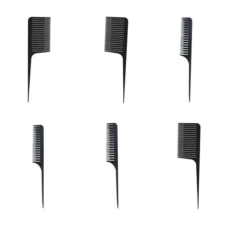 6 Peças De Pente De Destaque, Conjunto De Pentes De Foiling De Tecelagem De Seccionamento