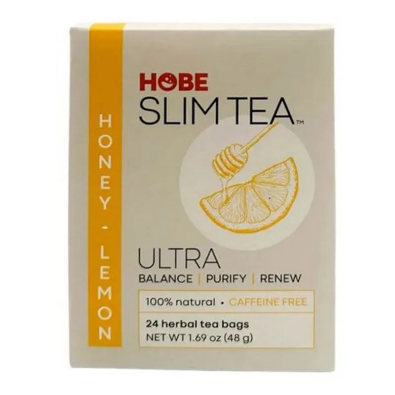 Chá Ultra Slim Mel Limão 24 Sacos Da Hobe Labs