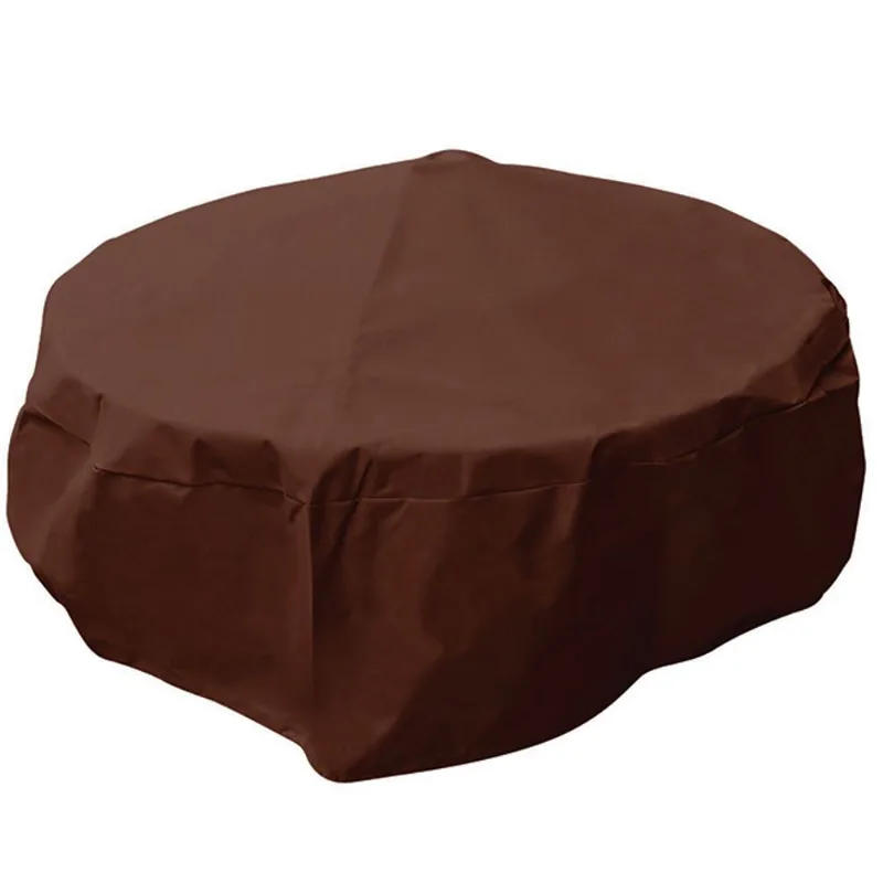 Elemental 38 x 18-in Brown Fabric Outdoor Firepit Cover
