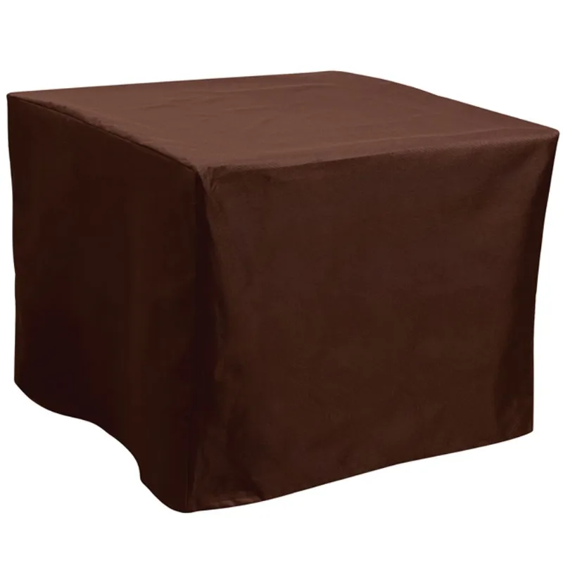 Elemental 30.5 x 24.5-in Dark Brown Fabric Square Outdoor Firepit Cover