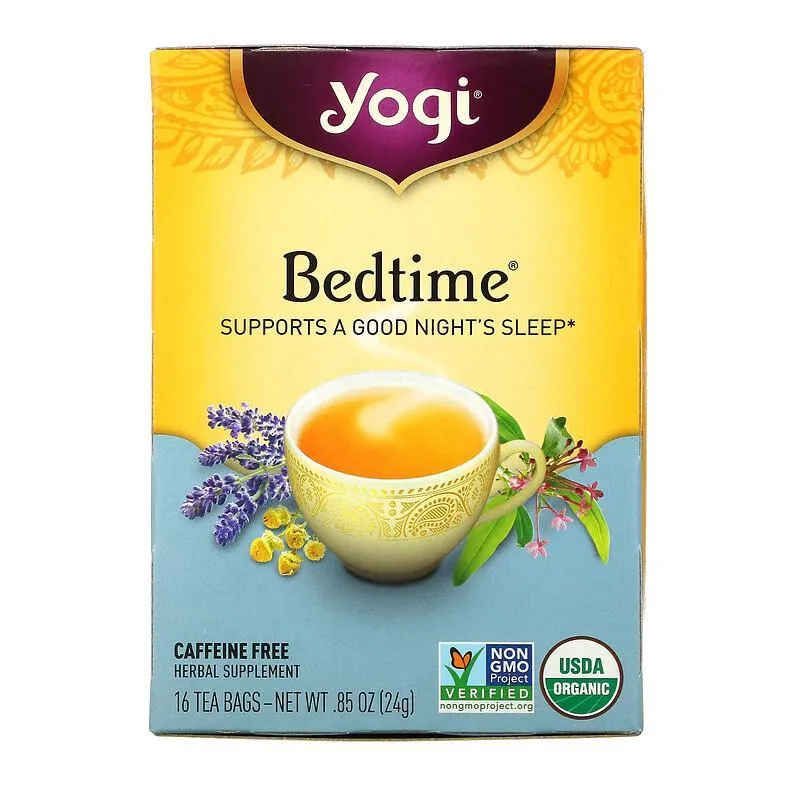 Chá Bedtime Antes De Dormir S/ Cafeína 16 Saquinho 24g, Yogi