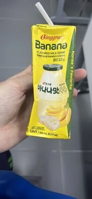 Banana Flavored Milk Drink