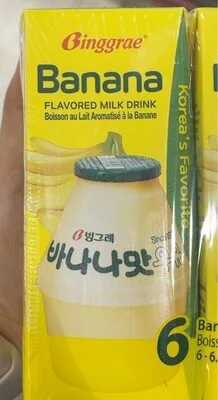 Banana Flavored Milk Drink