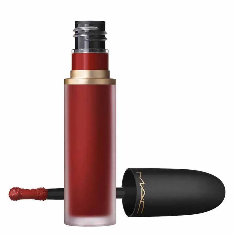 Batom Líquido MAC 2 em 1 Lip + Cheek Mousse Powder Kiss Devoted To Chili