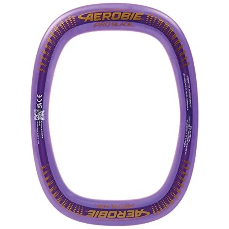 Aerobie Pro Blade Throw Ring, Lightweight Kids Toy for Disc Golf, Backyard Games & More, Jogos ao Ar Livre para Adultos e Família Idades 5 & Up, Roxo