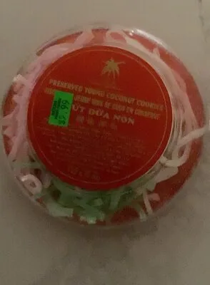 Young coconut cookies