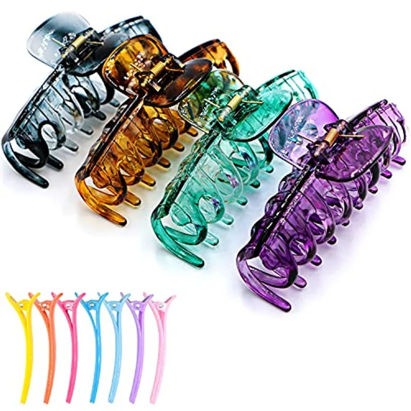 Mary Lavender Big Hair Claw Clips, 4,33 Polegadas Non Slip Larg