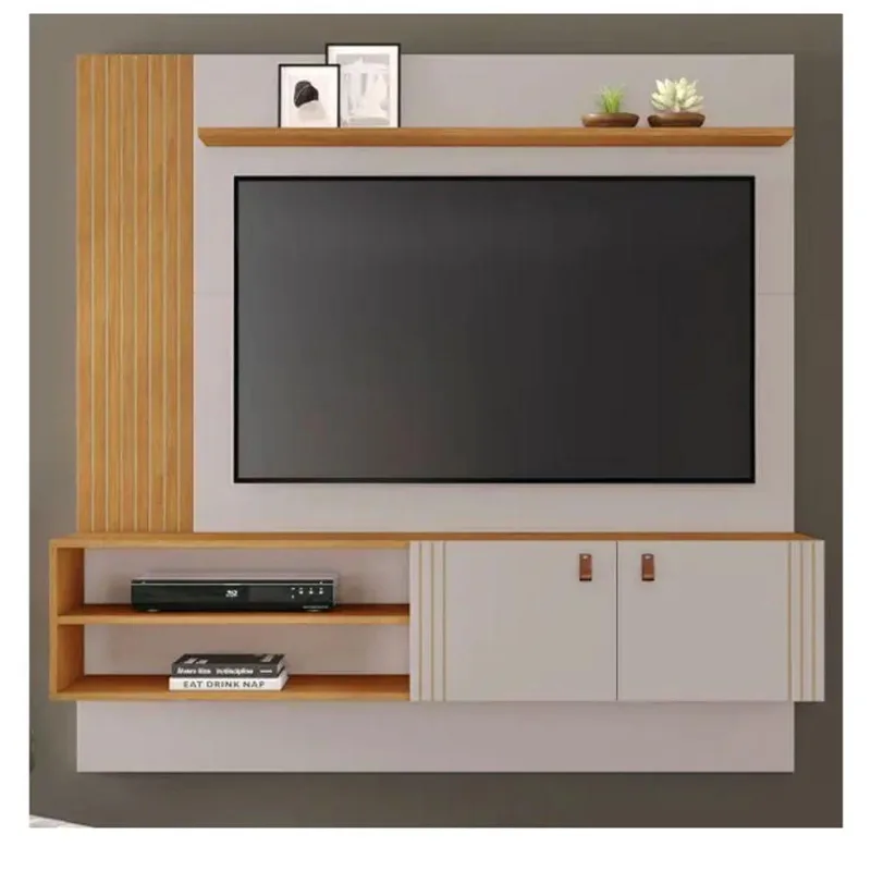 Painel Preciso Para Até 65" Jcm Movelaria - Off/cinamomo
