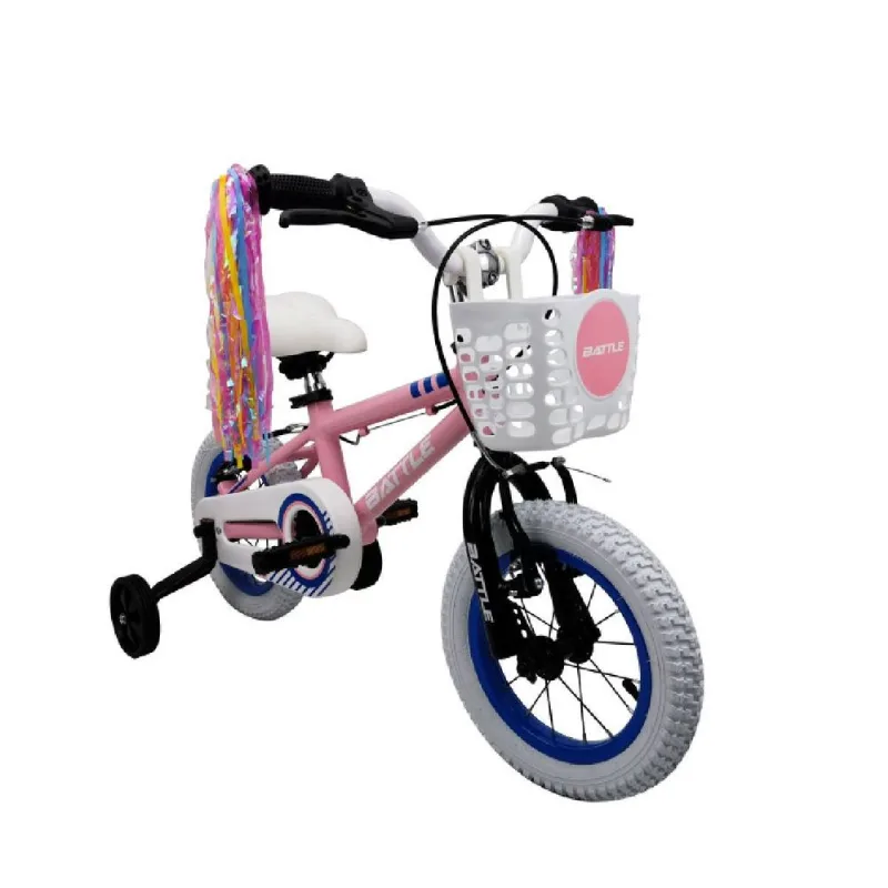Bicicleta Infantil Rosa Rodado 12 Battle FKB12AV010FN
