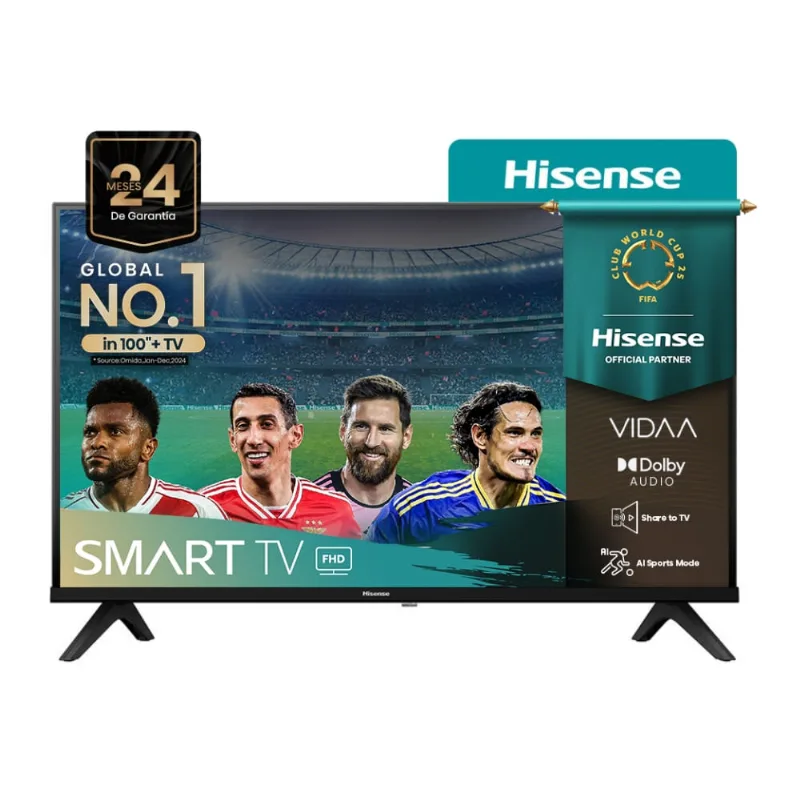 Smart TV 43" Hisense HD LED VIDAA 43A42K