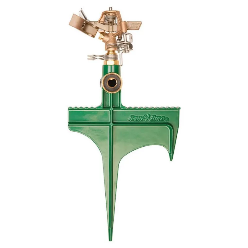 Rain Bird Brass Impact Sprinkler with Spike