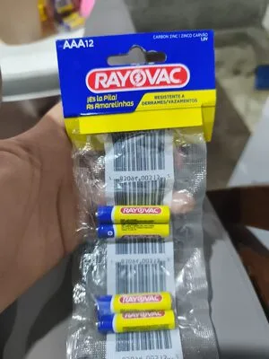 Batería rayovac AAA 1x4x48 Ristra 155