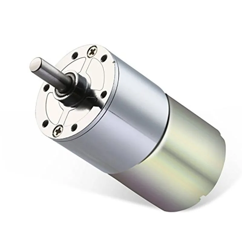 Greartisan Dc 12v 50rpm Gear Motor High Torque Electric Micro Speed Reduction Geared Motor Centric Output Shaft 37mm Diâmetro Caixa De Câmbi