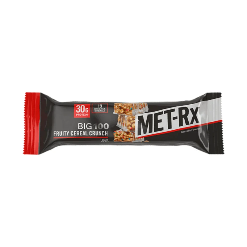 BIG 100, METRX FRUITY CEREAL CRUNCH