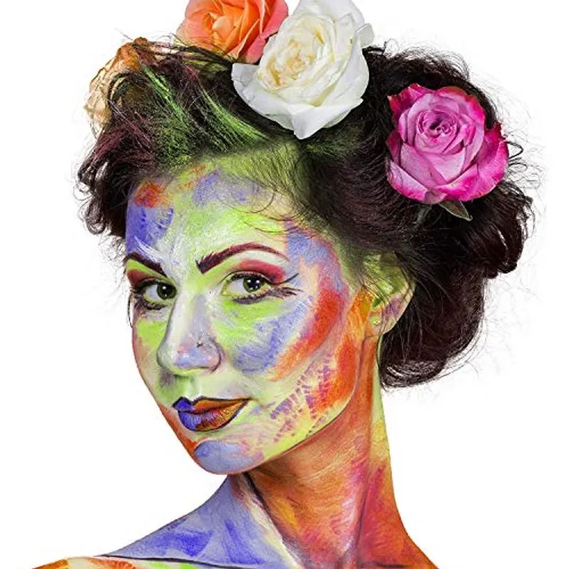 Mehron Makeup Paradise Aq Face &amp; Body Paint 8 Paleta De Cores (tropical)