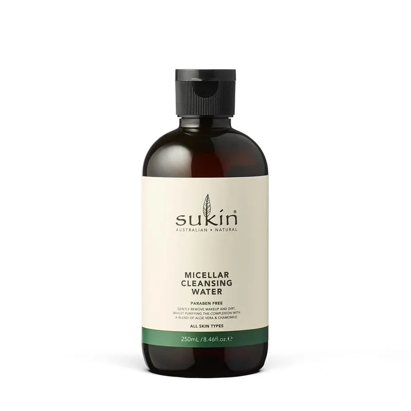 Água Micelar Sukin Organics 250ml Com Aloe Vera
