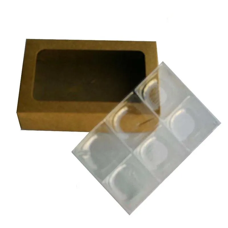 Caixa para Bombons Maresias Kraft C/6 Berços - Embalarti