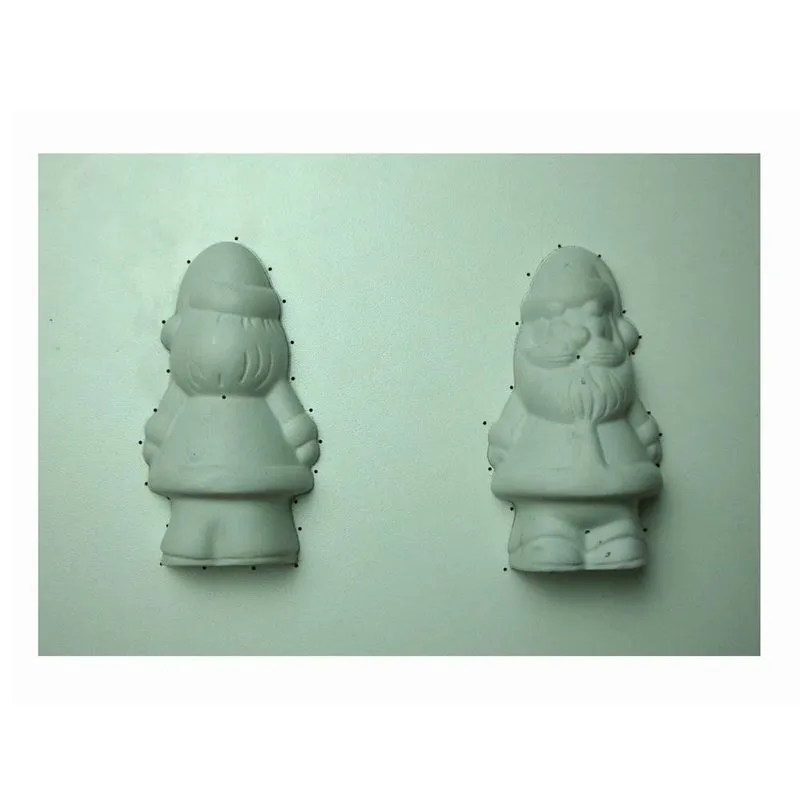 Forma PVC Natal Papai Noel Frente Verso c/2 Cavidades