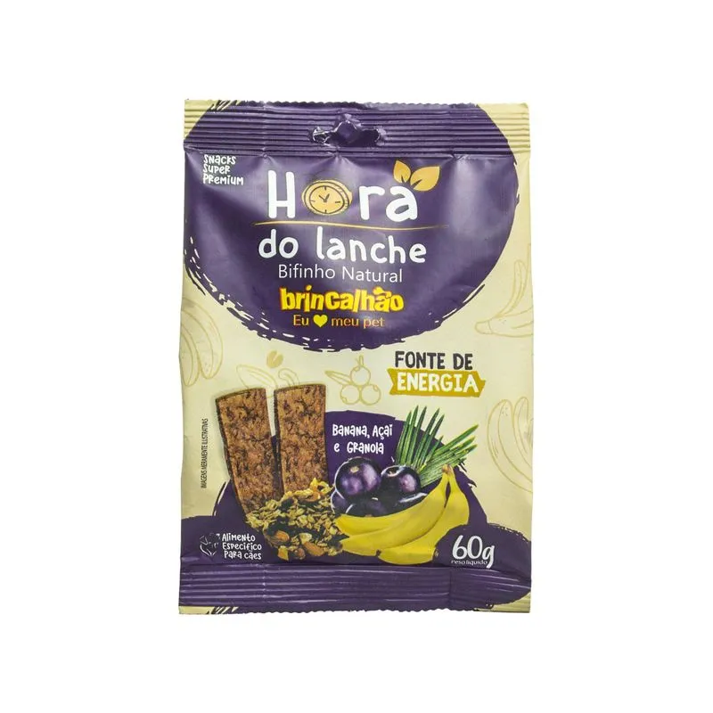 Bifinho Brincalhão Hora Do Lanche Banana E Açaí 60g