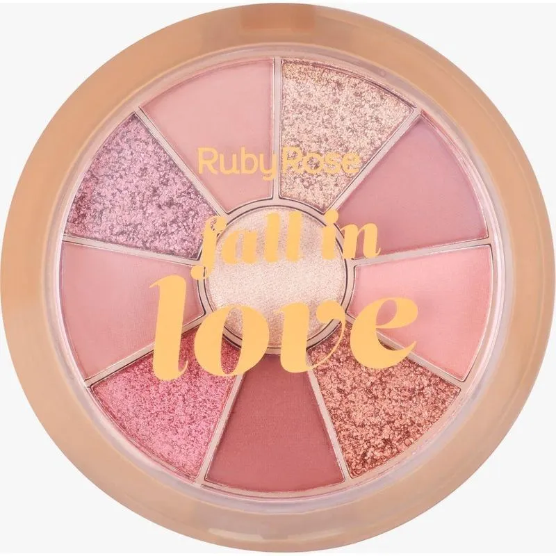 Paleta De Sombras Redondinha Fall In Love Hb-1075-5