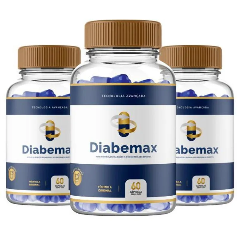 Diabemax 3 Potes 60 Cápsulas