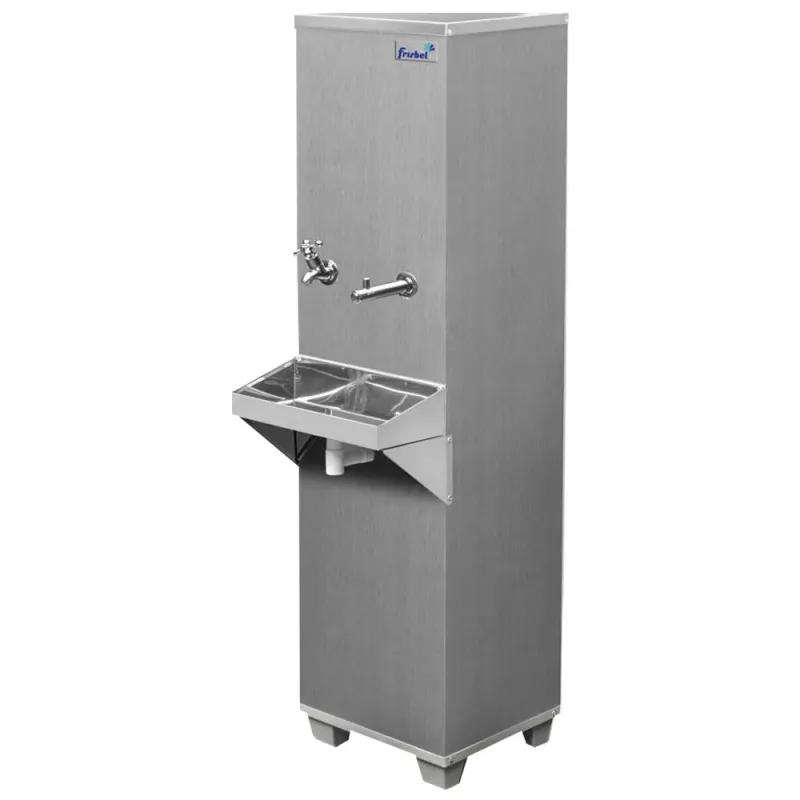 Bebedouro Industrial 25L Frisbel Inox Escovado 1 Jato Gelado B25