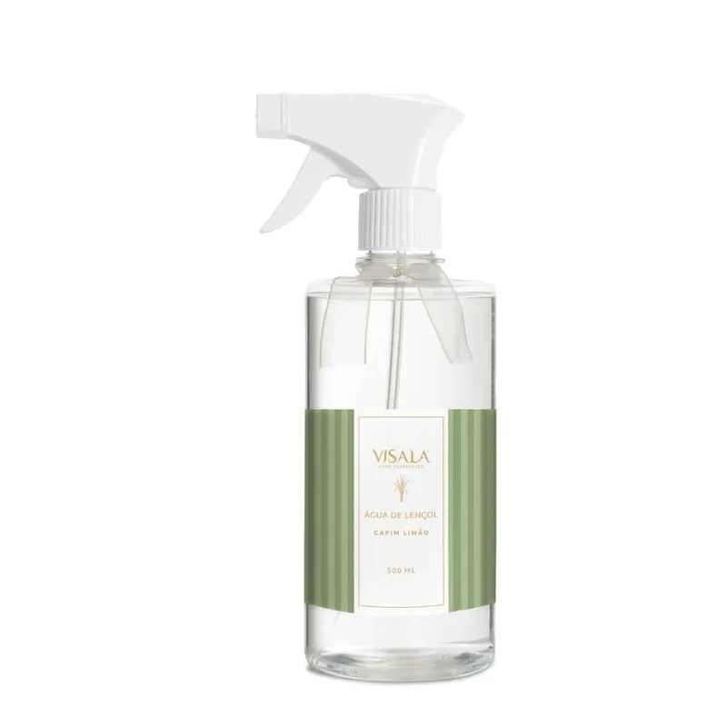 Agua Perfumada De Tecidos Capim Limão 500ml- Visala