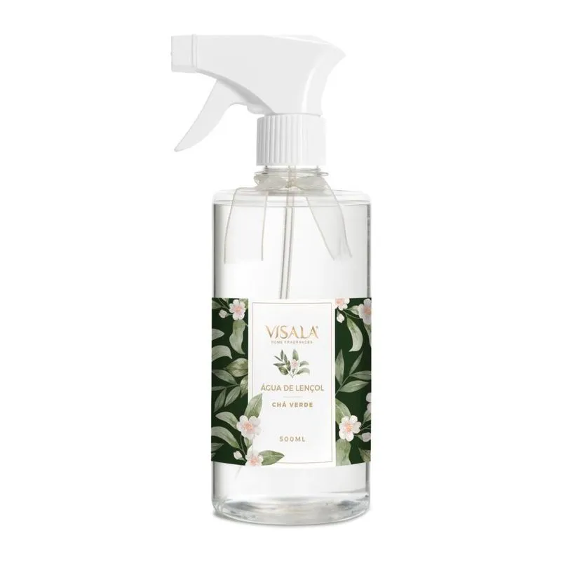 Agua Perfumada De Tecidos Chá Verde 500ml- Visala