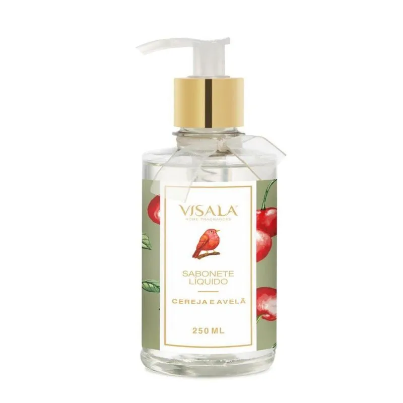 Sabonete Líquido Cereja E Avelâ 250ml- Visala