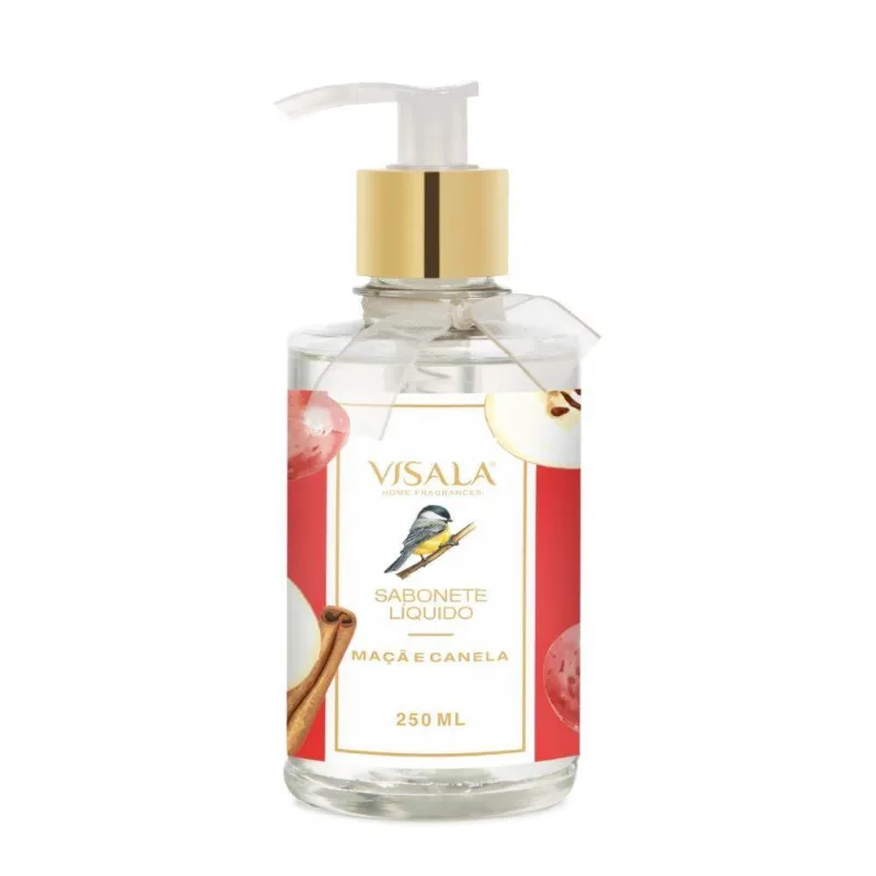 Sabonete Líquido Maçã E Canela 250ml- Visala