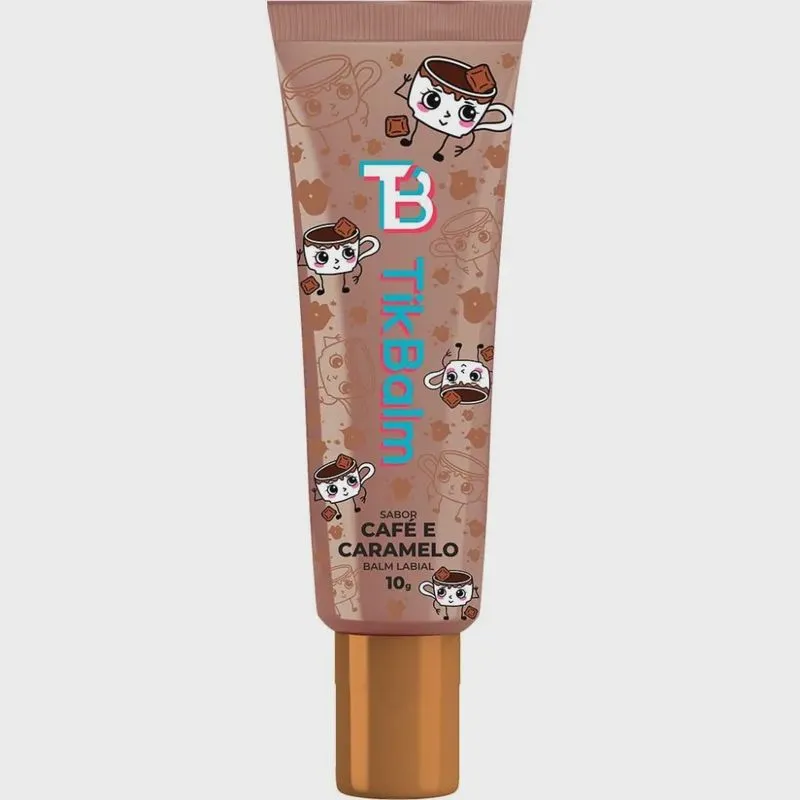 Tik balm hidratante labial sabor café E caramelo 10G