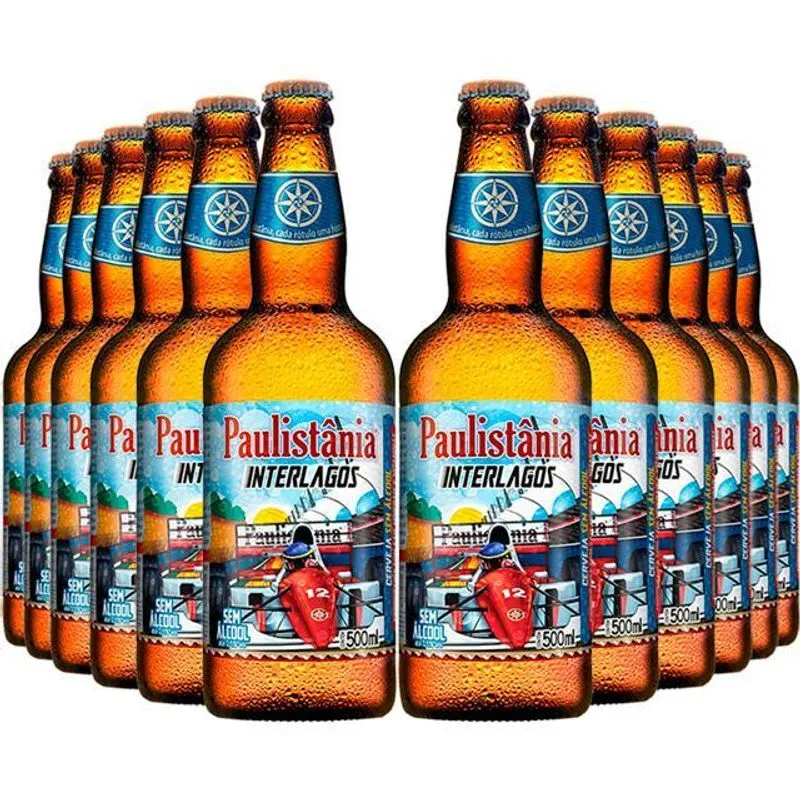 Cerveja Sem Álcool Ipa Paulistânia - 500ml - 12 Un
